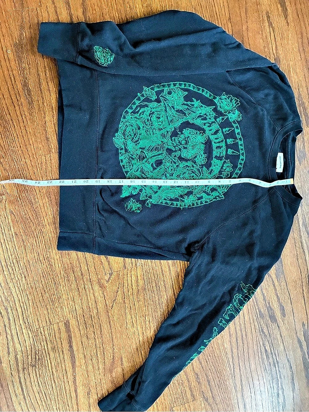 Zadig & Voltaire Embroidered Skeleton and Roses Sweatshirt - Picture 2 of 8
